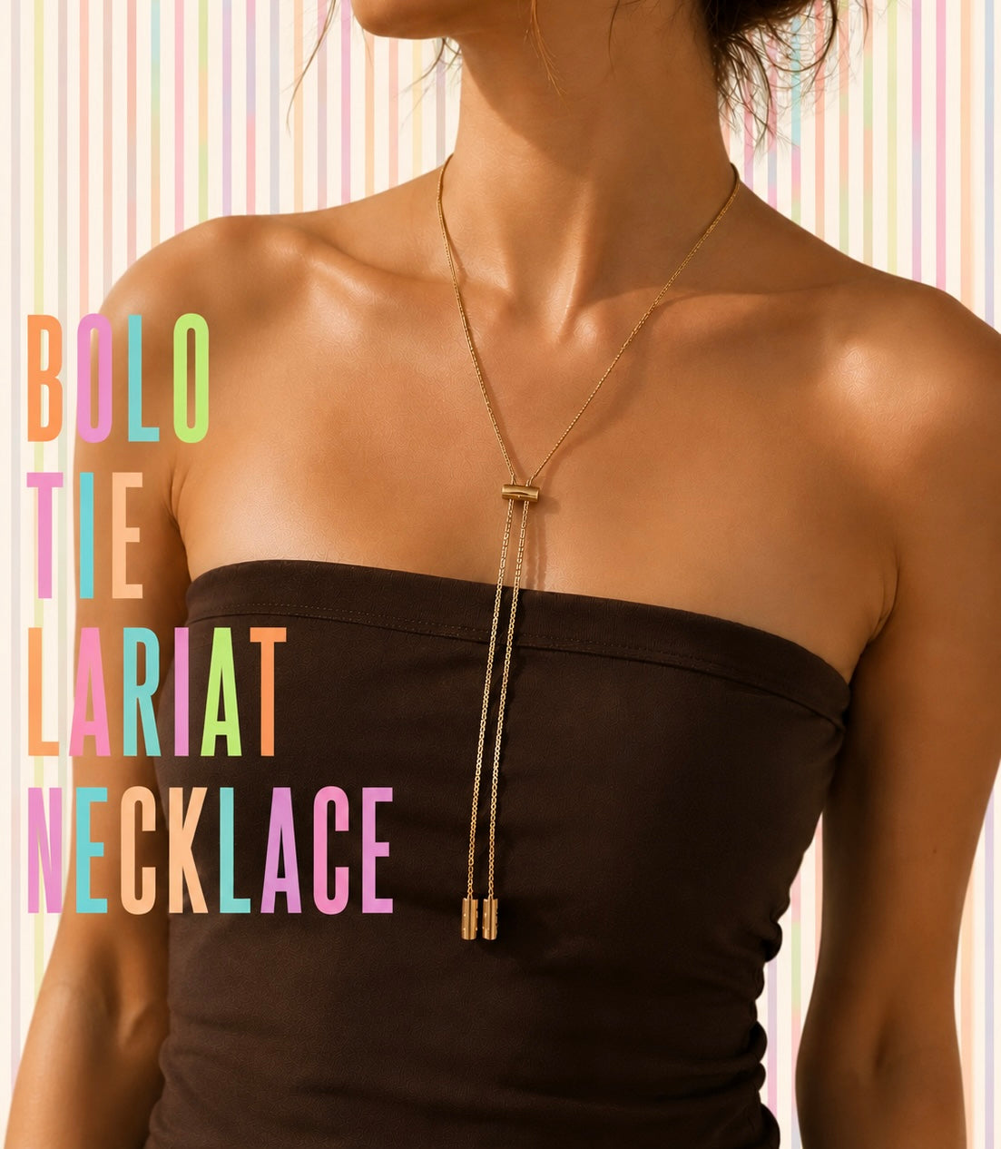 PREORDER-BOLO TIE LARIAT NECKLACE